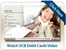 Watch UCB Debit Cards Video