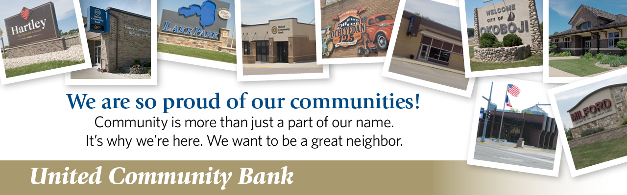 We are so proud of our communities - community in our name - is why we are here - we want to be great neighbors.