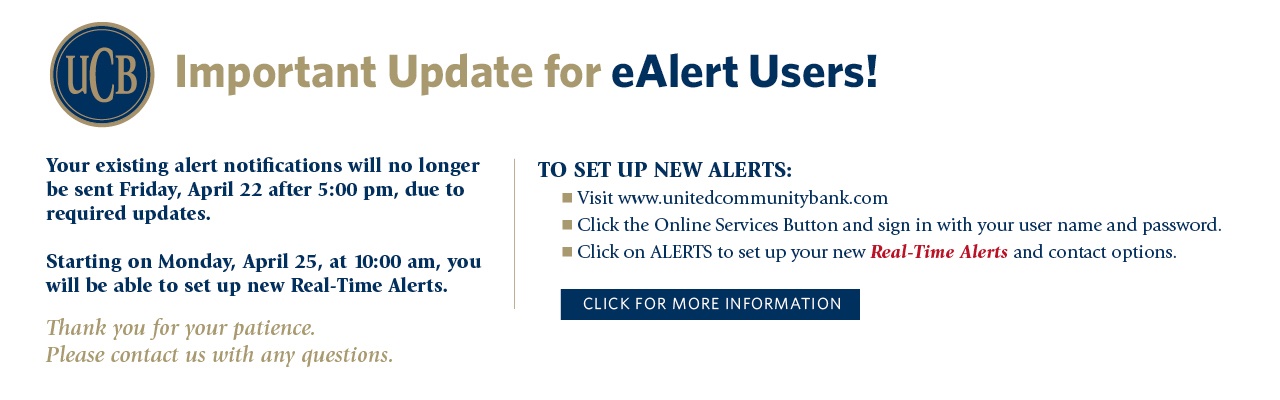 Important Updates for eAlerts Users.