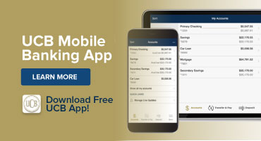 UCB mobile banking app